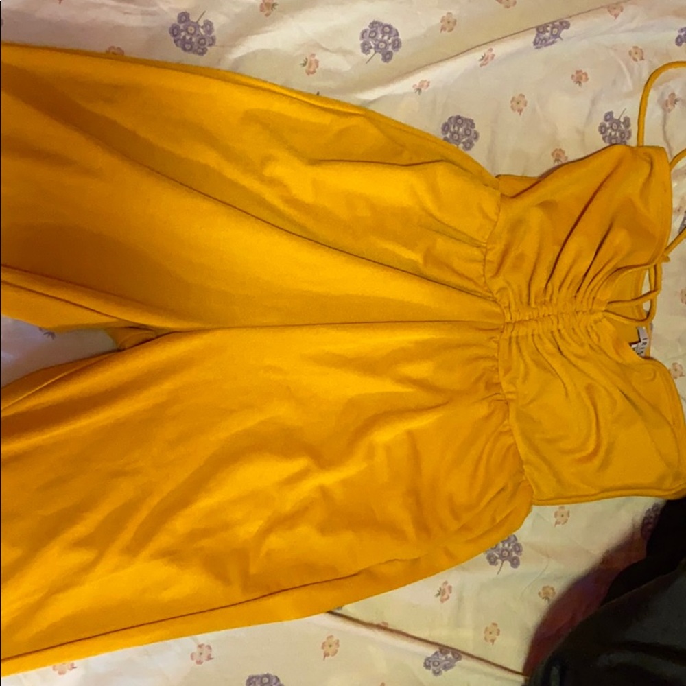 Fitted bodysuit from Iris (yellow)